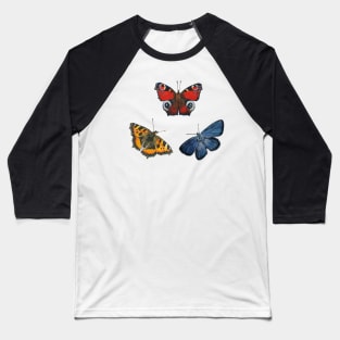 Butterfly Collection Baseball T-Shirt